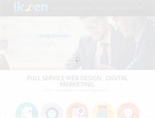 Tablet Screenshot of iksen.com
